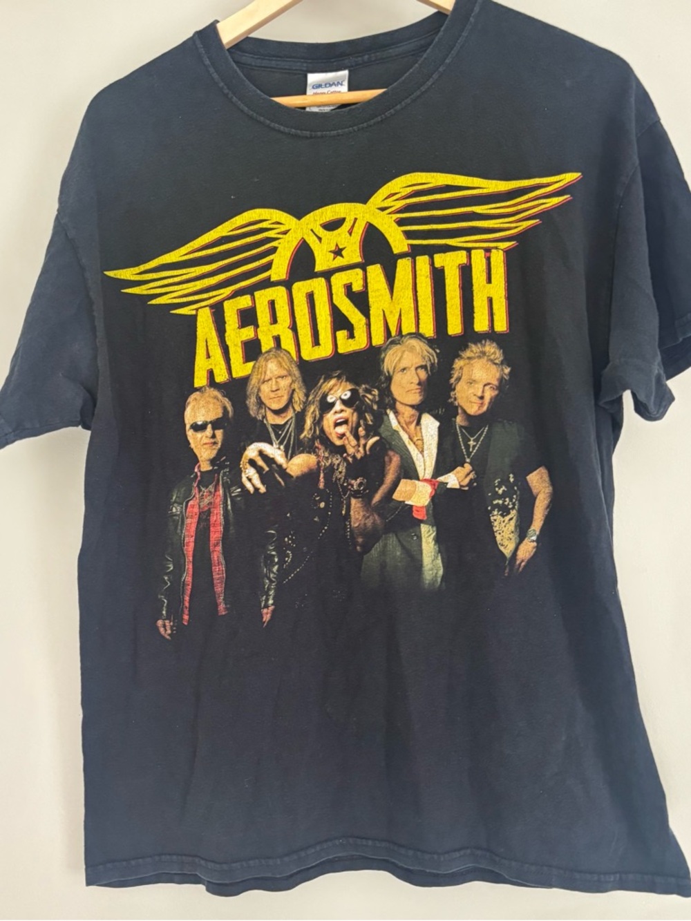 Aerosmith 2012 Global Warming Tour Concert Graphic T-Shirt Men's Size Large